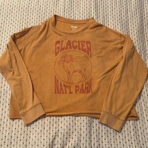 NEW Glacier National Park long sleeve tshirt NWT